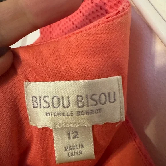 Bisou Bisou Coral Midi Dress- Easter Pink - Picture 7 of 10